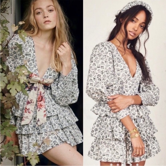 LoveShackFancy Paris Ruffled Dress - Picture 2 of 14